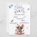Search for boxer invitations Watercolor