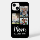 Search for new mom iphone cases Black white