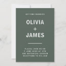 Search for dark forest green invitations Scandi