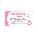 Search for rocking horse return address labels Cowgirl