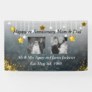 Search for anniversary banners Black and white