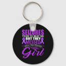 Search for epilepsy seizure key rings Purple