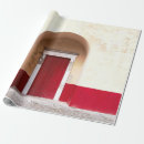 Search for red door wrapping paper Vintage