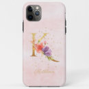 Search for initial k iphone cases Floral