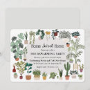 Search for plants invitations New home