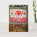 Search for flamingo valentines day cards Pink