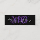 Search for black and purple business cards Customer