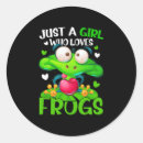 Search for girl frog stickers Just a girl
