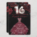 Search for red dress party invitations Roses