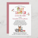 Search for fox baby girl shower invitations Pink