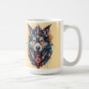 Search for geometric wolf mugs Abstract