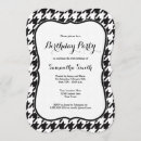 Search for houndstooth invitations Modern