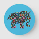 Search for elephant clocks Decorative