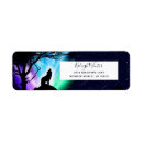 Search for wolf return address labels Mountains