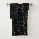 Search for silver glitter bath towels Black