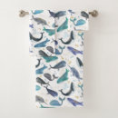 Search for whale bath towels Watercolor