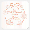 Search for fall birthday stickers Autumn birthday party