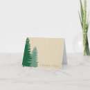 Search for pine tree thank you cards Rustic