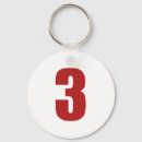 Search for number three key rings Numbers