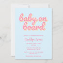Search for baby on board invitations Waves