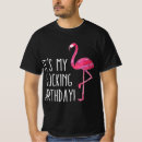 Search for flamingo birthday mens tshirts Pink