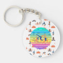 Search for rainbow retro key rings Sunset