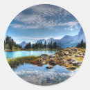 Search for mountain scene stickers Lake