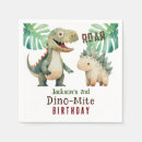 Search for dinosaurs napkins T rex