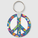 Search for hippie peace sign key rings Hippy