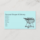 Search for grocery business cards Shopper
