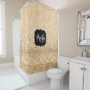 Search for champagne shower curtains Glitter