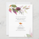 Search for autumn rehearsal dinner invitations Foliage