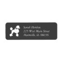 Search for miniature poodle return address labels French