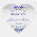 Search for silver and blue wedding stickers Chic
