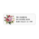Search for hydrangeas return address labels Peony