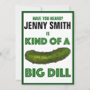 Search for pickle invitations Big dill