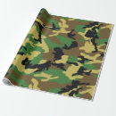 Search for woodland camo wrapping paper Military