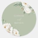 Search for leaf wedding stickers Sage green
