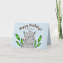 Search for hippo birthday cards Cute