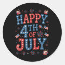 Search for red fireworks stickers Stripes