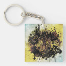 Search for animal face key rings Lion