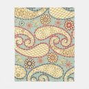 Search for vintage paisley blankets Flower