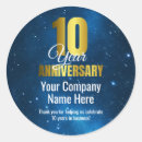 Search for business anniversary stickers Company