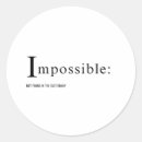 Search for impossible stickers Text