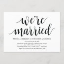 Search for post marriage party invitations Elopement
