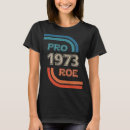 Search for pro roe tshirts 1973