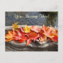 Search for orange red postcards Fall