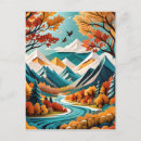 Search for the foliage postcards Red