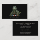 Search for barber pole business cards Hairdresser
