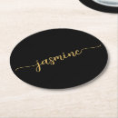 Search for graduation coasters Black and gold